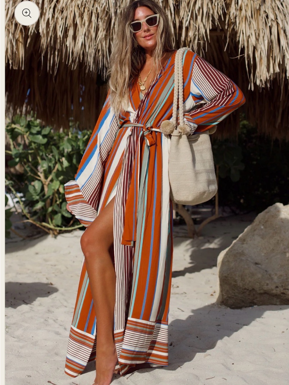 Aquari Naomi Wrap Dress Caitlyn Warakomski NWT Size Small